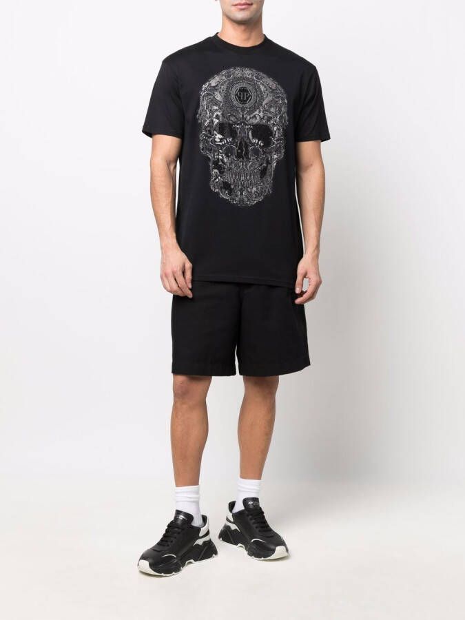 Philipp Plein T-shirt met barokprint Zwart