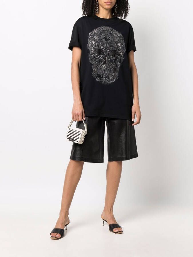 Philipp Plein T-shirt met barokprint Zwart
