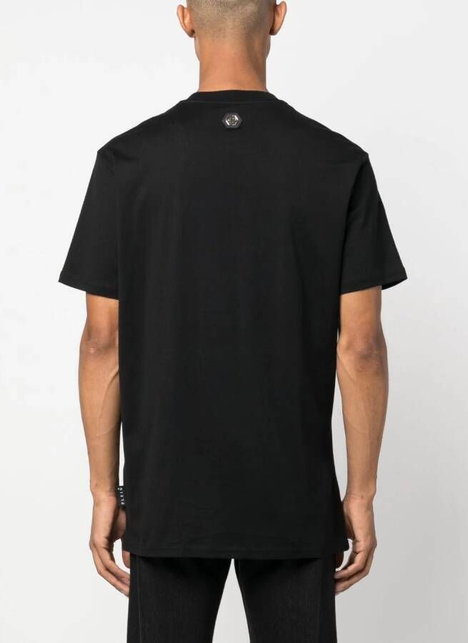 Philipp Plein T-shirt met beerprint Zwart
