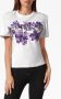Philipp Plein T-shirt met bloemenprint Wit - Thumbnail 2