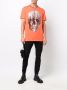 Philipp Plein T-shirt met doodskop Oranje - Thumbnail 2