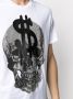 Philipp Plein T-shirt met doodskop van kristallen Wit - Thumbnail 5