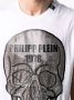 Philipp Plein T-shirt met doodskop van kristallen Wit - Thumbnail 5