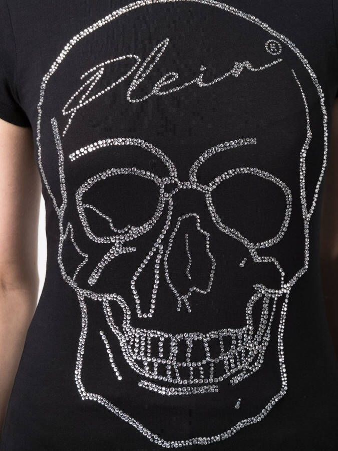 Philipp Plein T-shirt met doodskopdetail Zwart