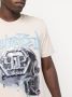 Philipp Plein T-shirt met doodskopprint Beige - Thumbnail 5