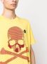 Philipp Plein T-shirt met doodskopprint Geel - Thumbnail 5