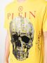 Philipp Plein T-shirt met doodskopprint Geel - Thumbnail 5