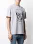 Philipp Plein T shirt met doodskopprint heren Polyester katoen XXXXL Grijs - Thumbnail 3