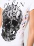 Philipp Plein T-shirt met doodskopprint Wit - Thumbnail 5