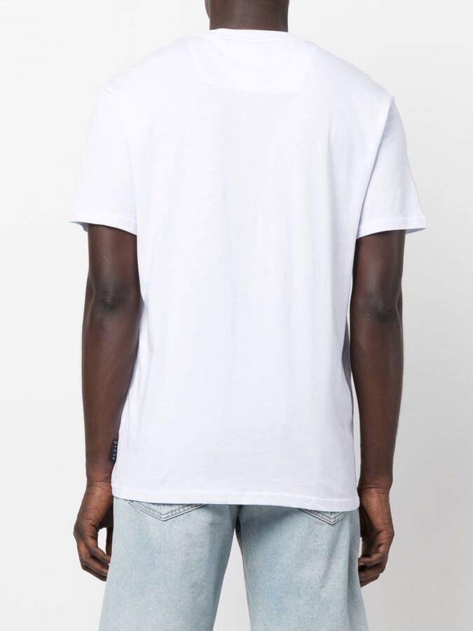 Philipp Plein T-shirt met doodskopprint Wit