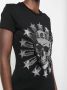 Philipp Plein T-shirt met doodskopprint Zwart - Thumbnail 5