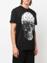 Philipp Plein T-shirt met doodskopprint Zwart - Thumbnail 4