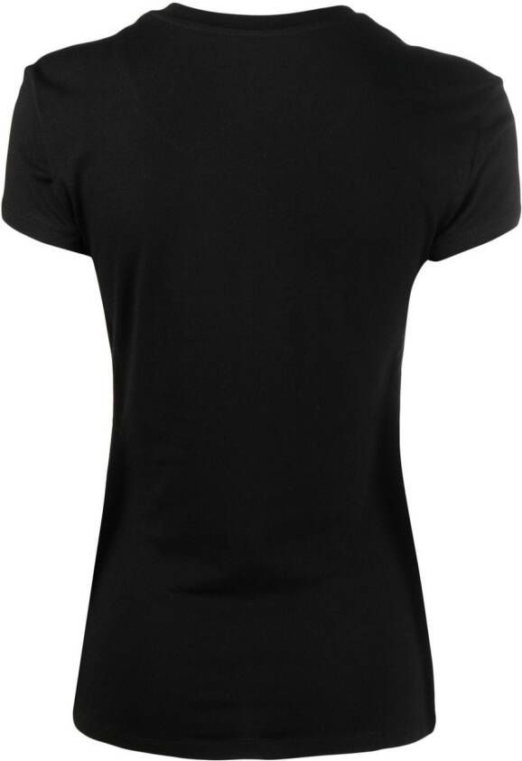 Philipp Plein T-shirt met geborduurd logo Zwart