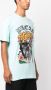 Philipp Plein T-shirt met grafische print Blauw - Thumbnail 3