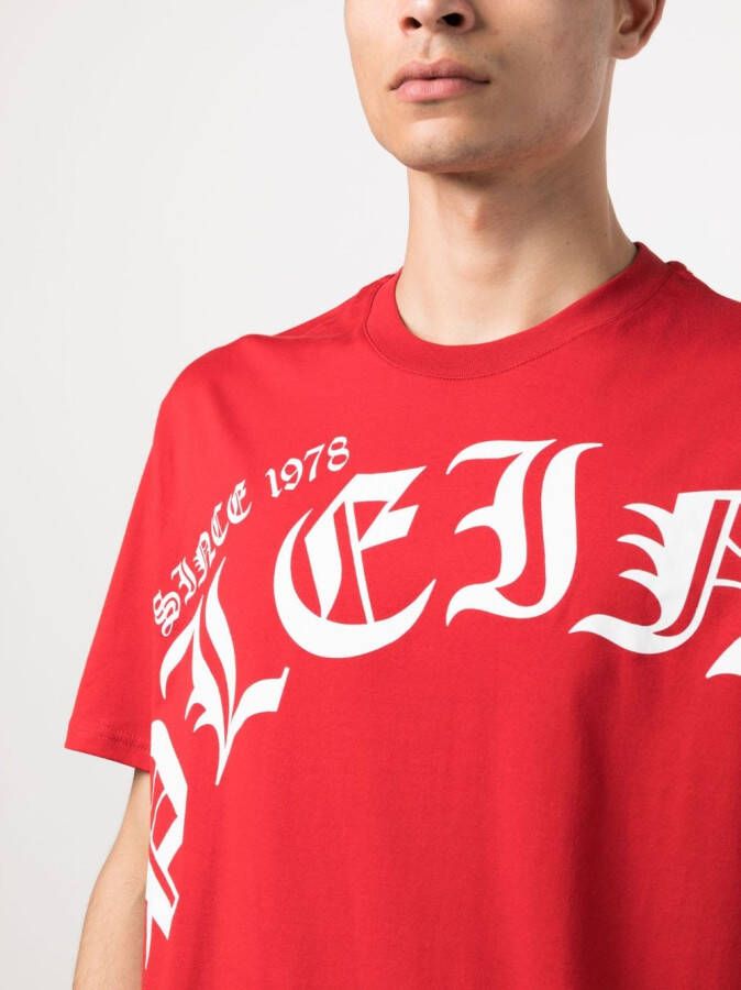 Philipp Plein T-shirt met grafische print Rood
