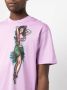 Philipp Plein T-shirt met grafische print Roze - Thumbnail 5