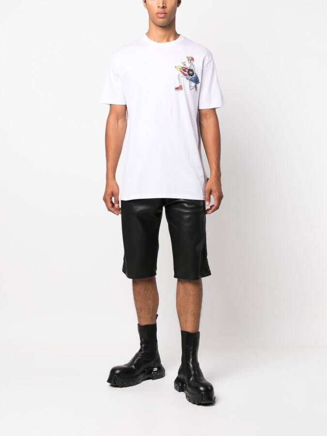 Philipp Plein T-shirt met grafische print Wit