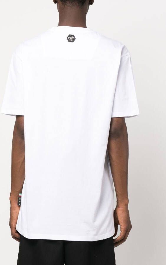 Philipp Plein T-shirt met grafische print Wit