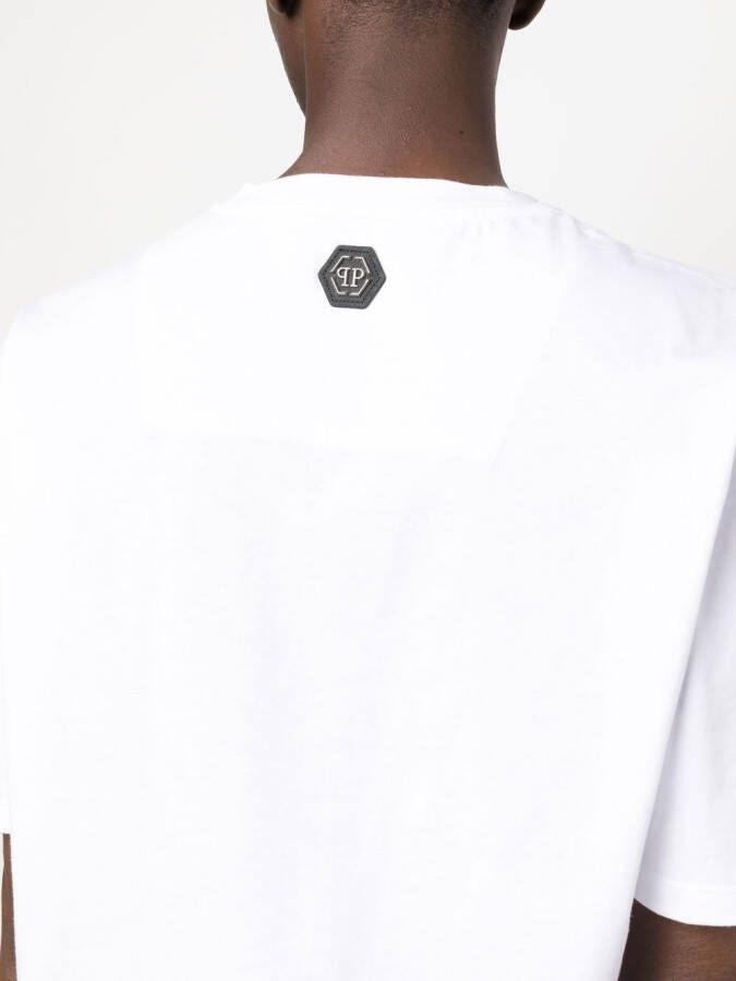 Philipp Plein T-shirt met grafische print Wit