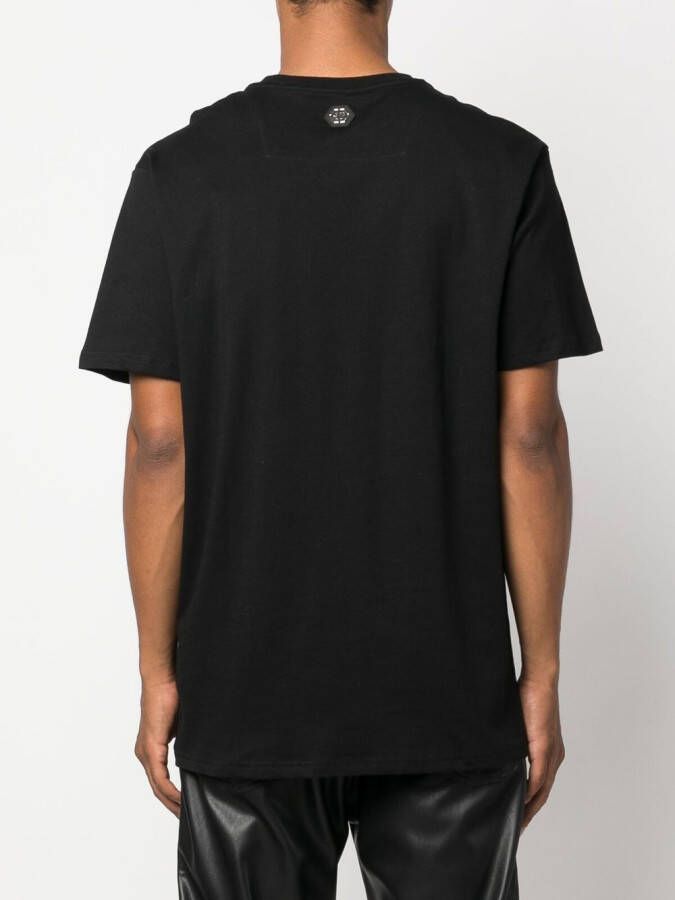 Philipp Plein T-shirt met grafische print Zwart