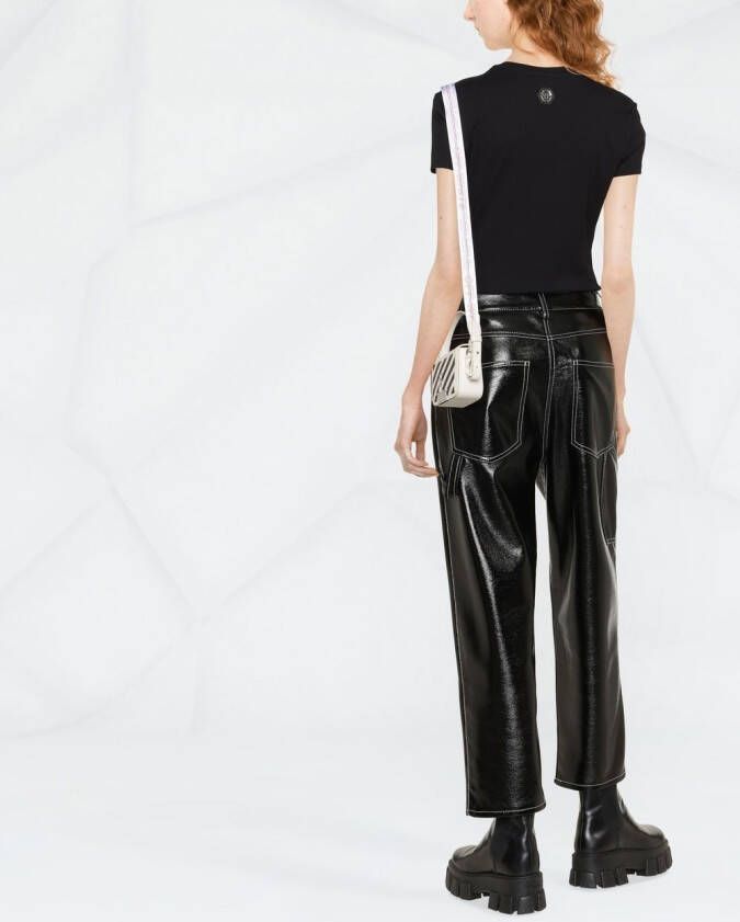 Philipp Plein T-shirt met grafische print Zwart