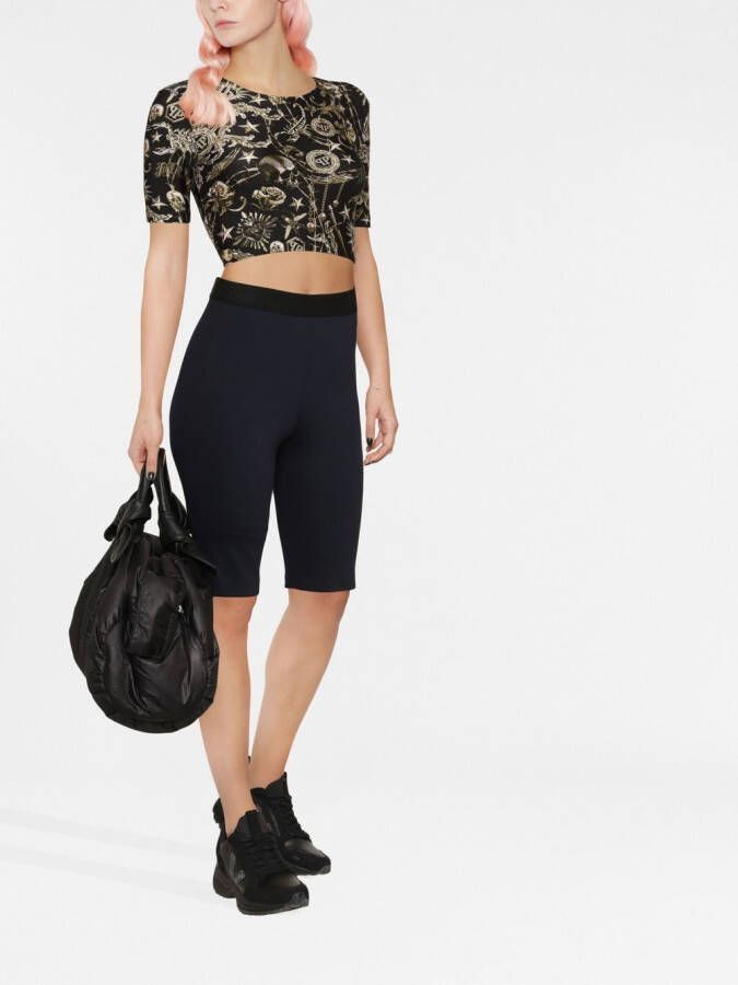 Philipp Plein T-shirt met grafische print Zwart