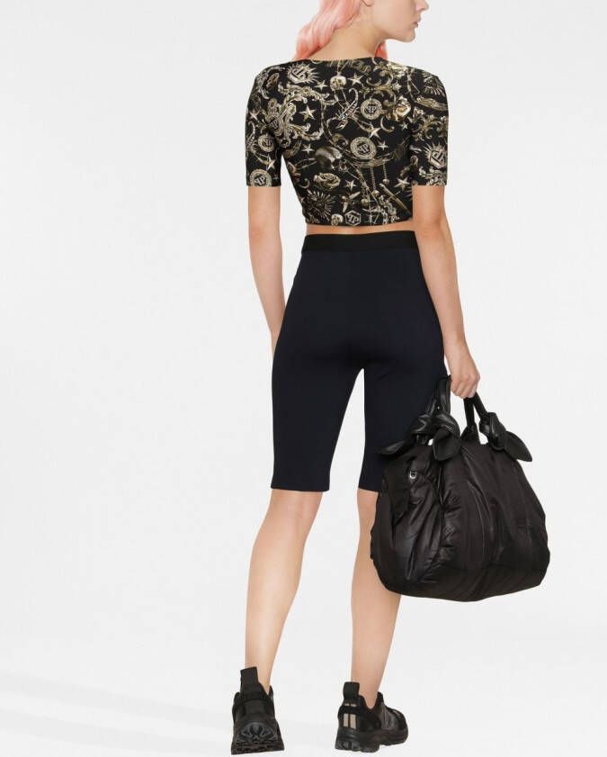 Philipp Plein T-shirt met grafische print Zwart