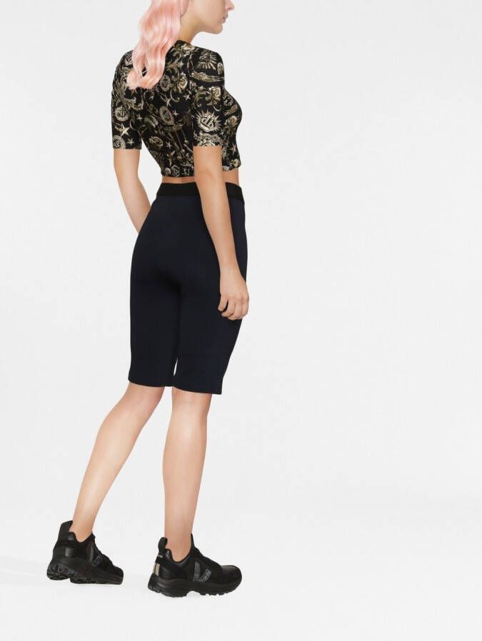 Philipp Plein T-shirt met grafische print Zwart