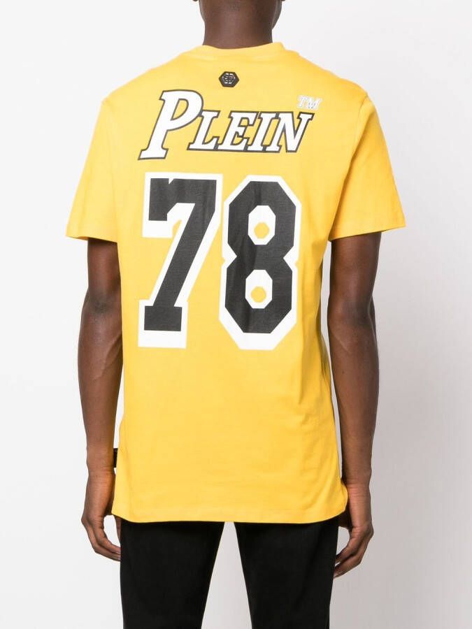 Philipp Plein T-shirt met korte mouwen Geel