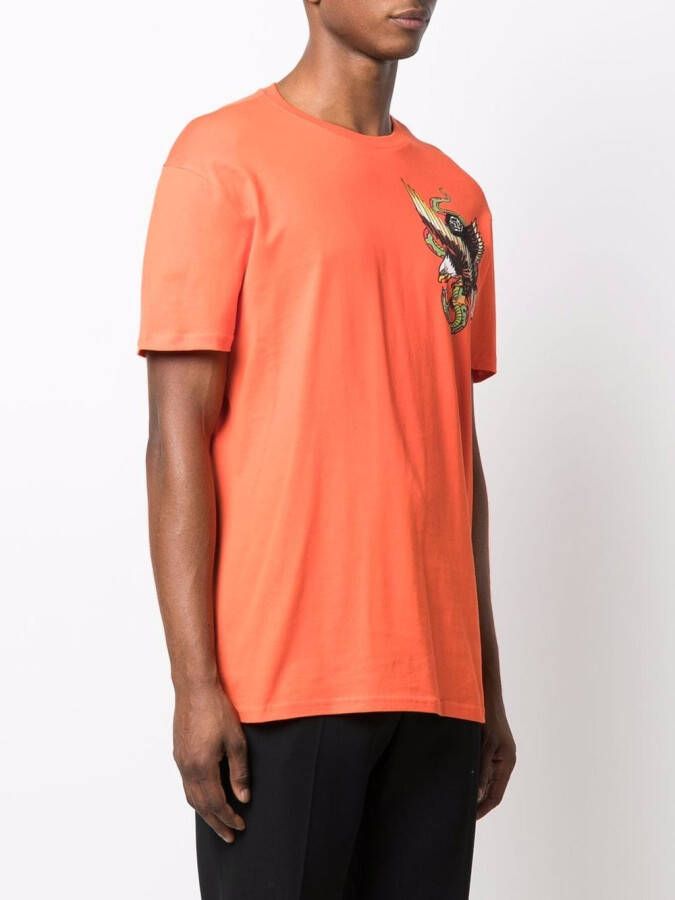 Philipp Plein T-shirt met korte mouwen Oranje