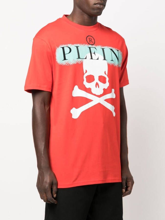 Philipp Plein T-shirt met korte mouwen Rood