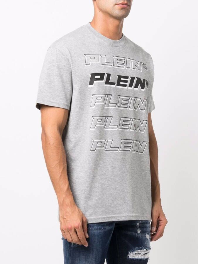 Philipp Plein T-shirt met logo Grijs