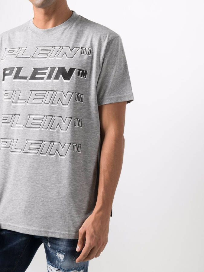 Philipp Plein T-shirt met logo Grijs