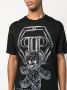 Philipp Plein T-shirt met logo van stras Zwart - Thumbnail 5