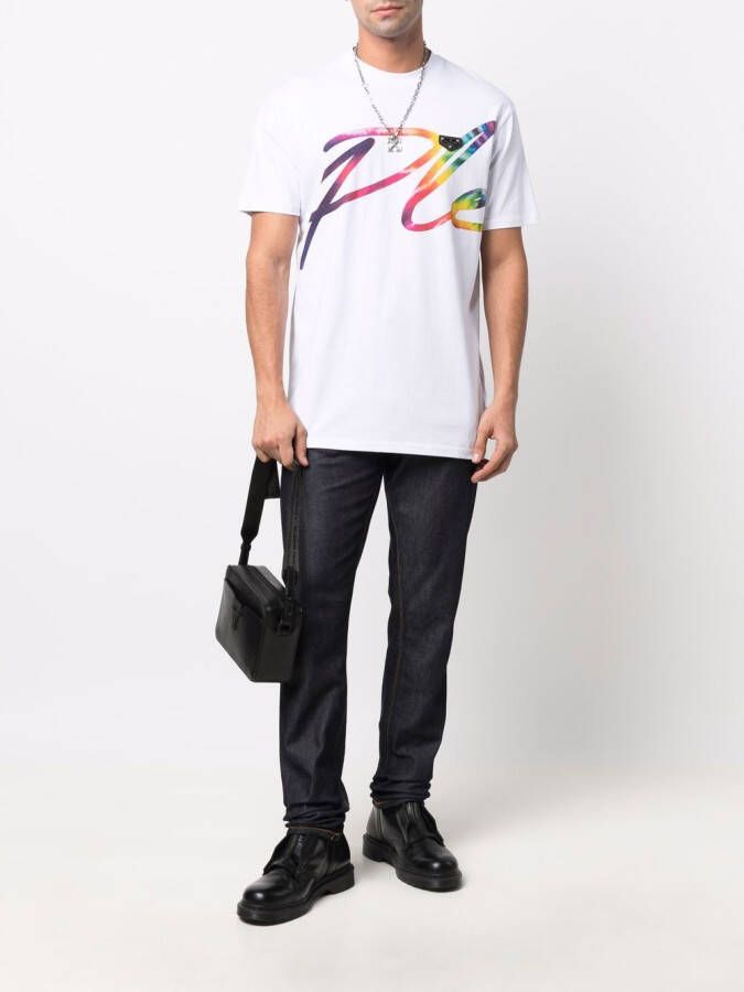 Philipp Plein T-shirt met kenmerkend logo Wit