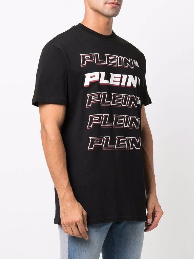Philipp Plein T-shirt met logo Zwart
