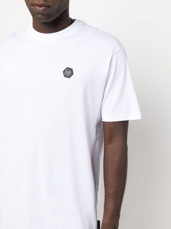 Philipp Plein T-shirt met logopatch Wit