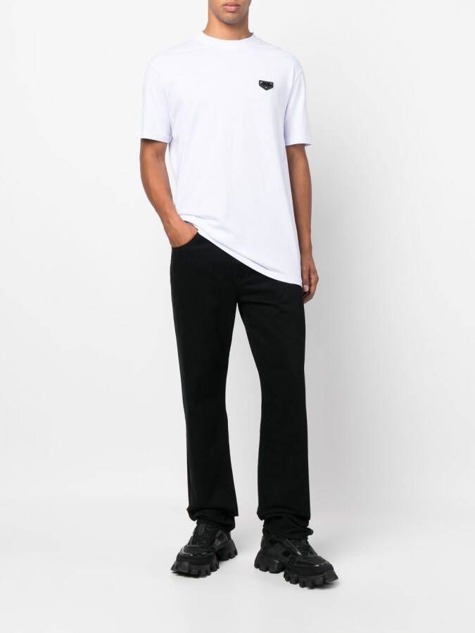 Philipp Plein T-shirt met logopatch Wit