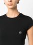 Philipp Plein T-shirt met logopatch Zwart - Thumbnail 5