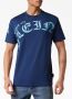 Philipp Plein T-shirt met logoprint Blauw - Thumbnail 3