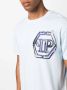 Philipp Plein T-shirt met logoprint Blauw - Thumbnail 5