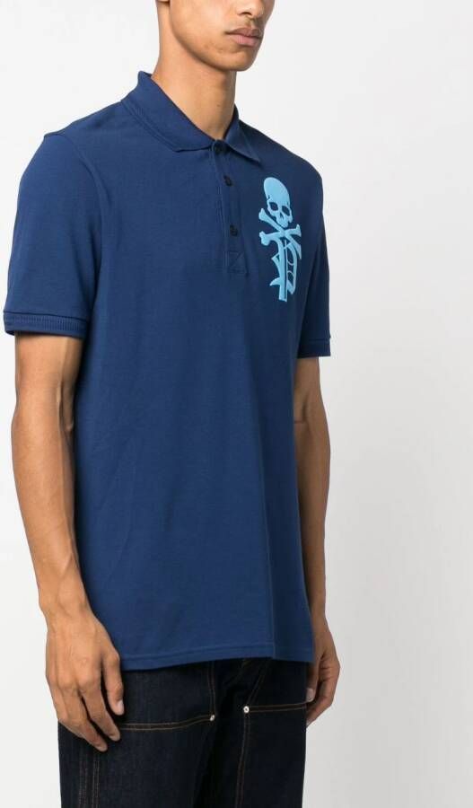 Philipp Plein T-shirt met logoprint Blauw