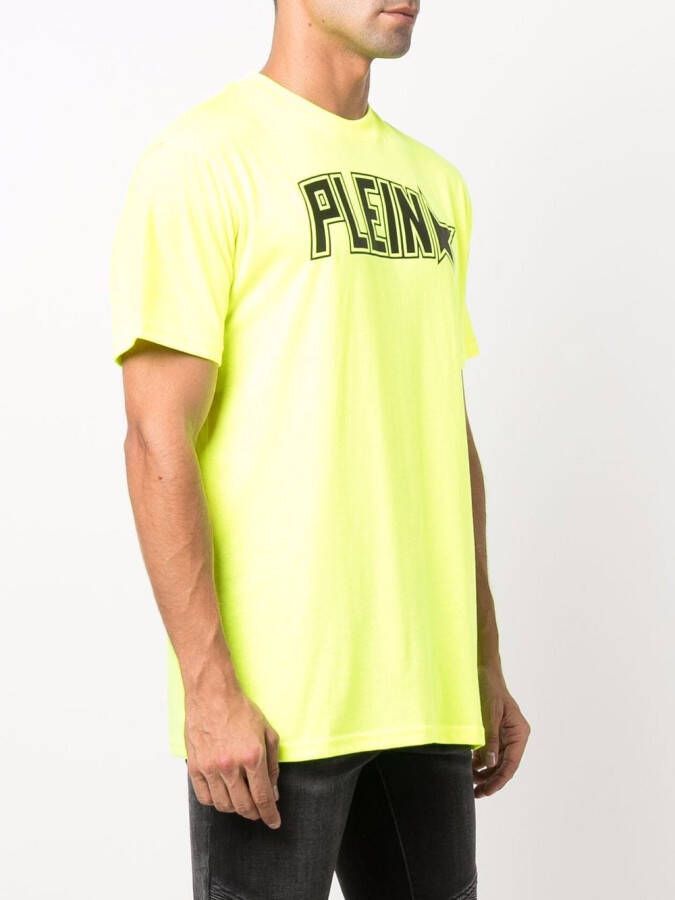 Philipp Plein T-shirt met logoprint Geel