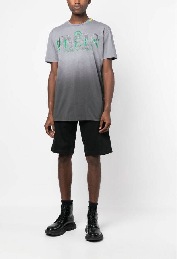 Philipp Plein T-shirt met logoprint Grijs