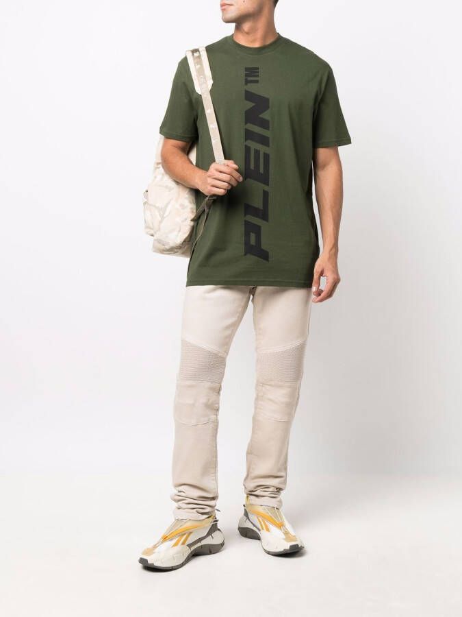 Philipp Plein T-shirt met logoprint Groen