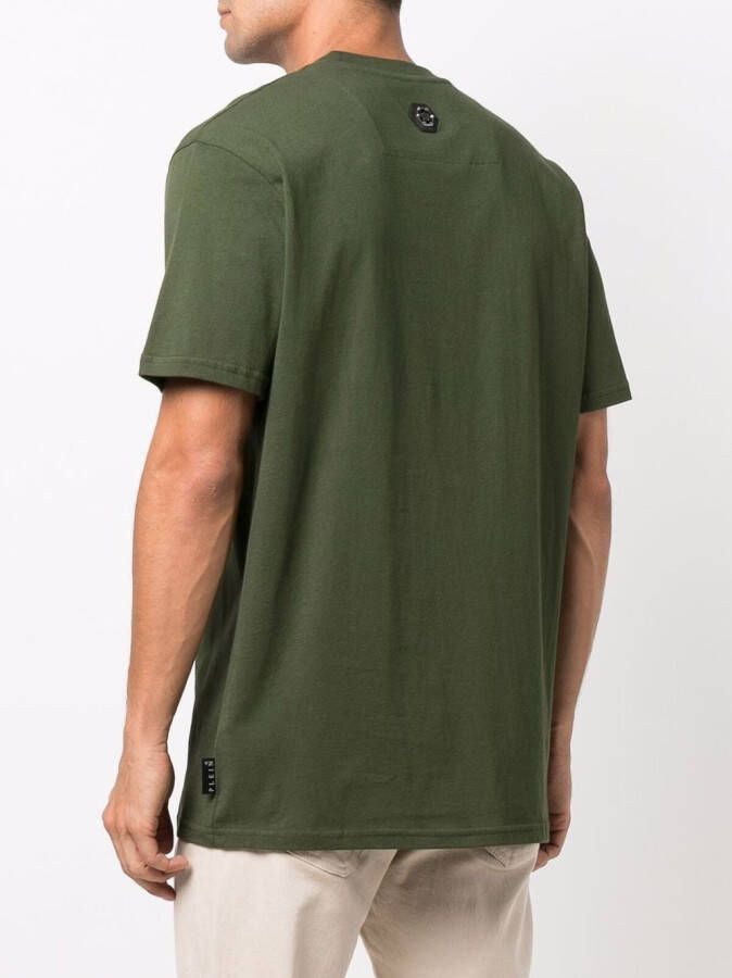 Philipp Plein T-shirt met logoprint Groen