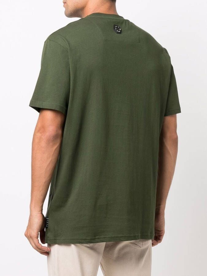 Philipp Plein T-shirt met logoprint Groen