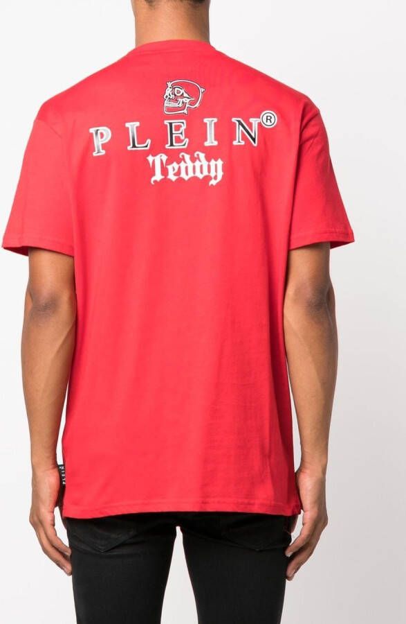Philipp Plein T-shirt met logoprint Rood