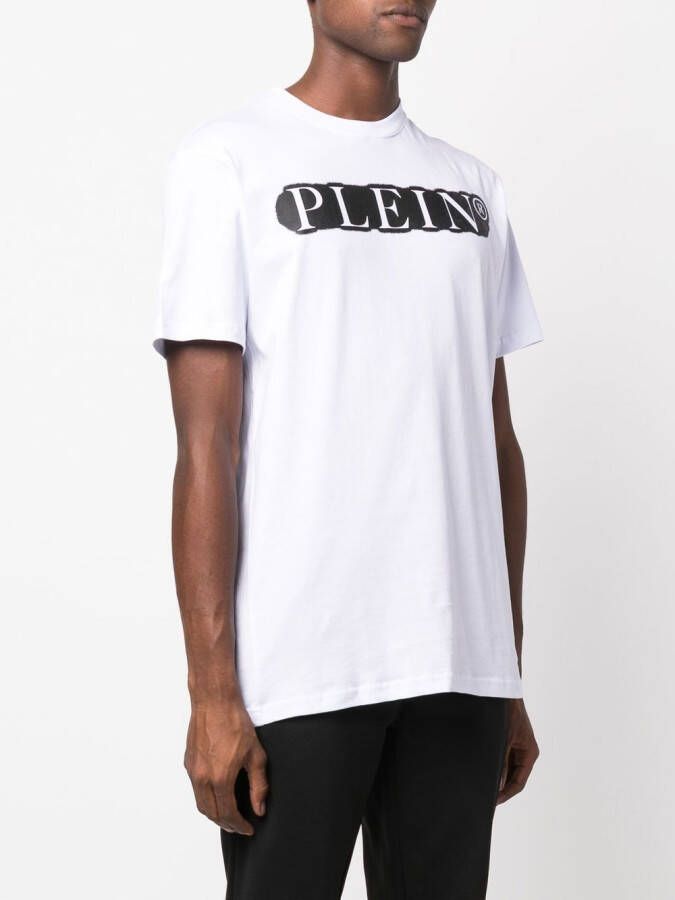 Philipp Plein T-shirt met logoprint Wit