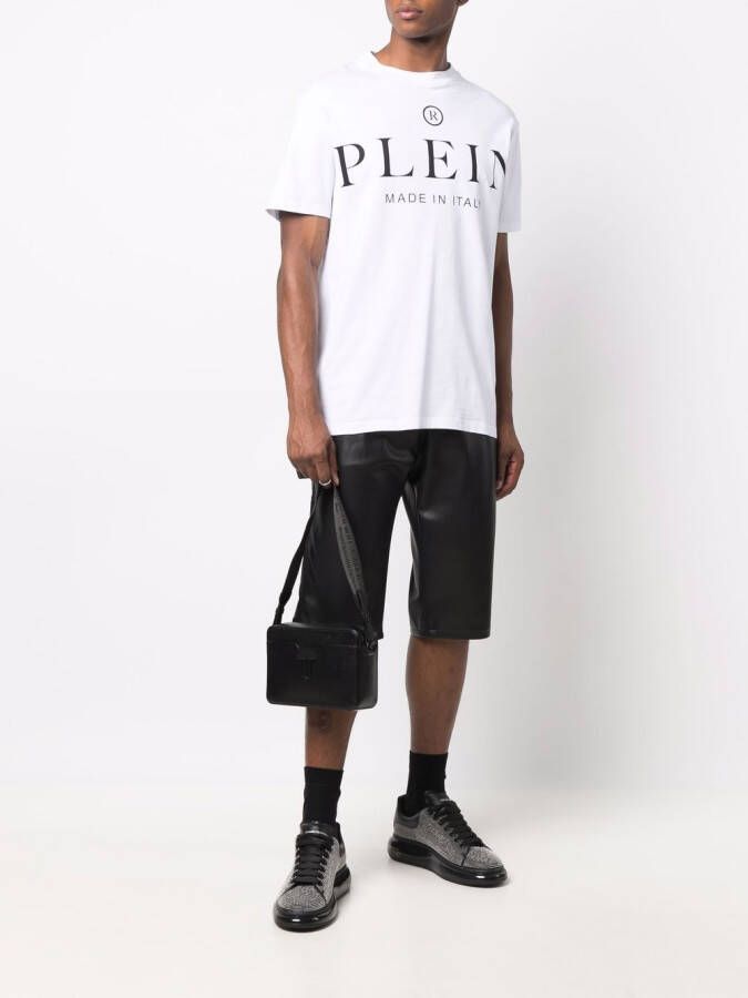 Philipp Plein T-shirt met logoprint Wit